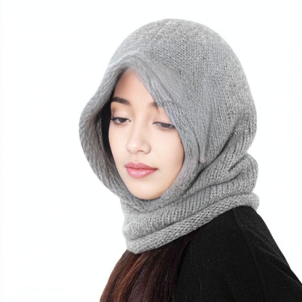 Cozy Knitted Thermal Hat Neck  - Outdoor Sport Climbing Gear ulasan dan harga